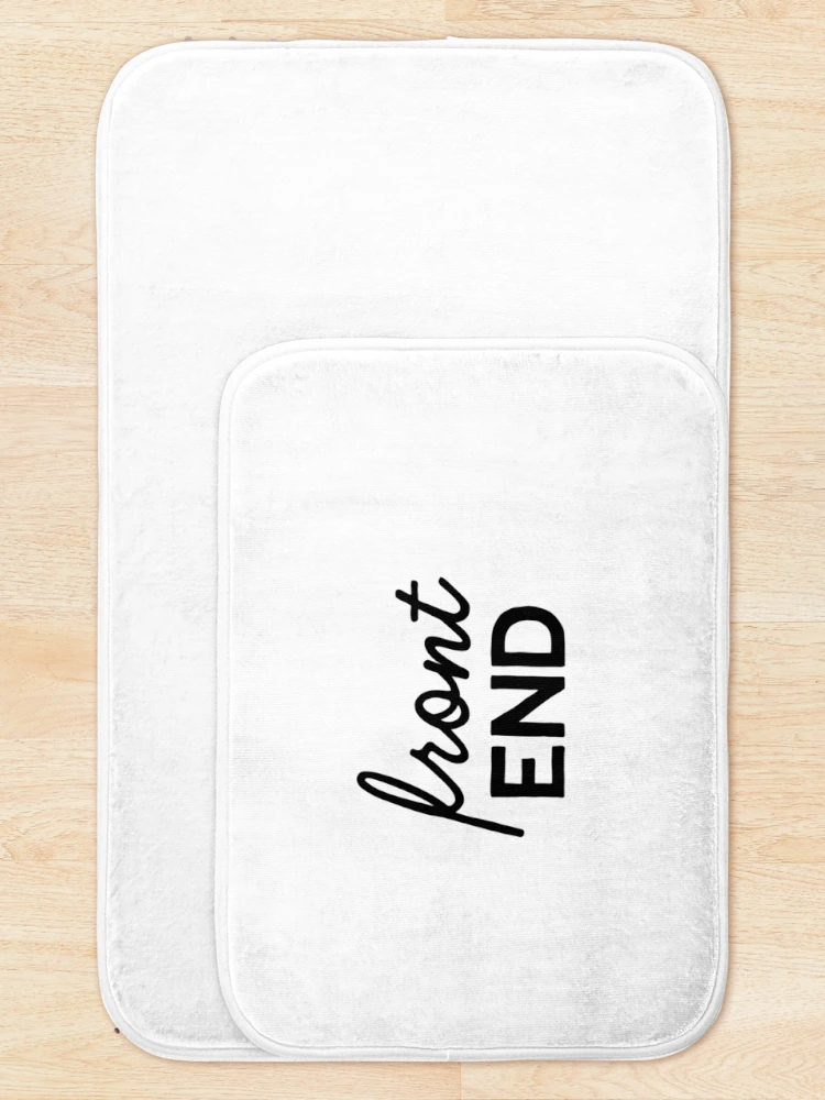 Thumbnail 5 of 6, Bath Mat, Front End Developer (Inverted) designed and sold by developer-gifts.