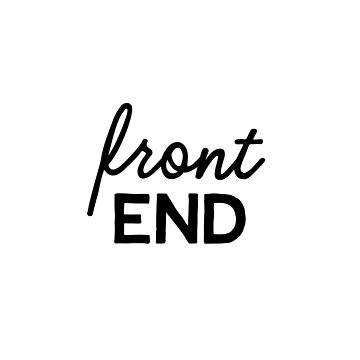 Artwork thumbnail, Front End Developer (Inverted) by developer-gifts