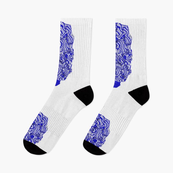 Item preview, Trippy - 3D Model Blue Abstract Texture  designed and sold by MarleneCanto.