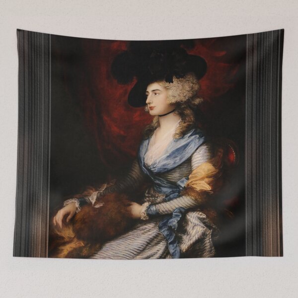 Item preview, Mrs Siddons by Thomas Gainsborough Old Masters Classical Fine Art Reproductions designed and sold by Xzendor7 Digital Art Creations.