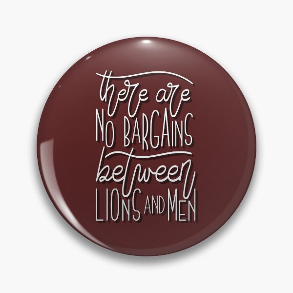 Item preview, There are no bargains between lions and men designed and sold by itsseameh.