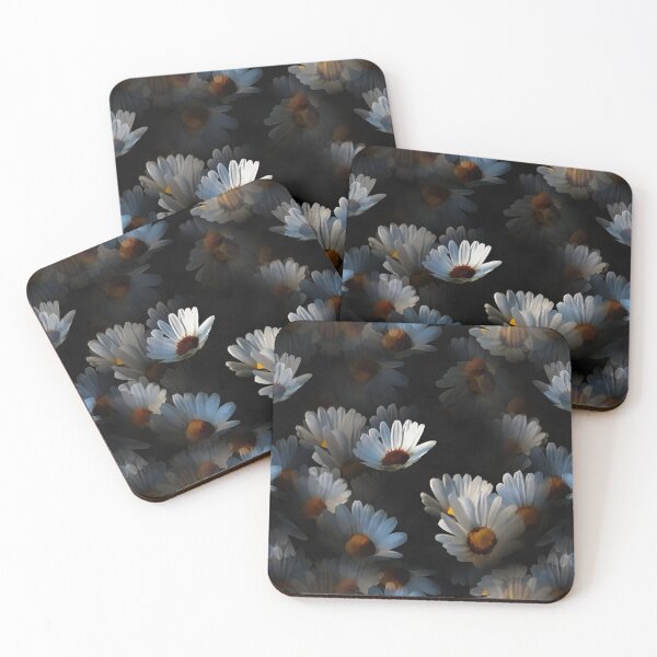 Item preview, A Plethora Of Floating Daisies Isolated On Black designed and sold by taiche.