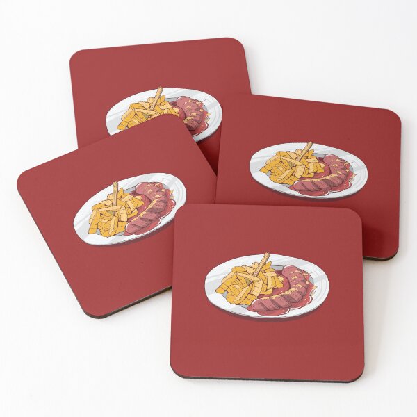 Item preview, Currywurst with french fries designed and sold by DerSenat.