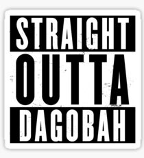Straight Outta Dagobah Sticker