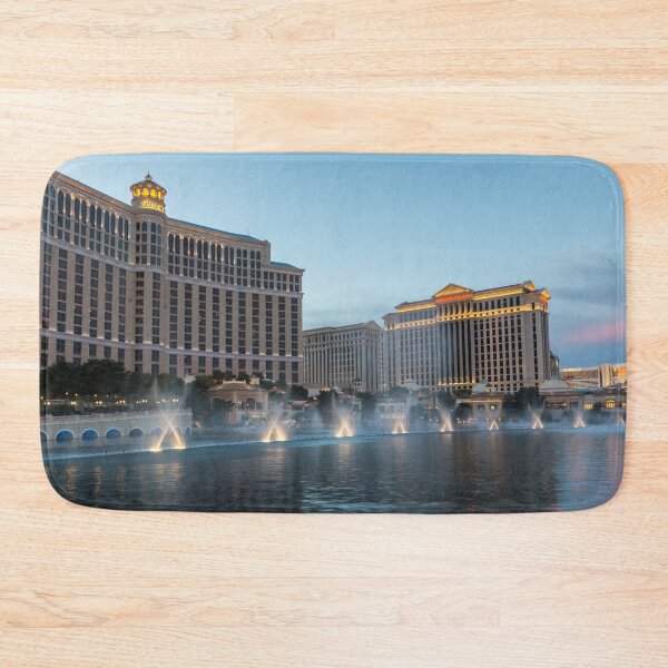 Item preview, Early Evening Water Dance - Bellagio Fountains in Las Vegas designed and sold by Georgia Mizuleva.