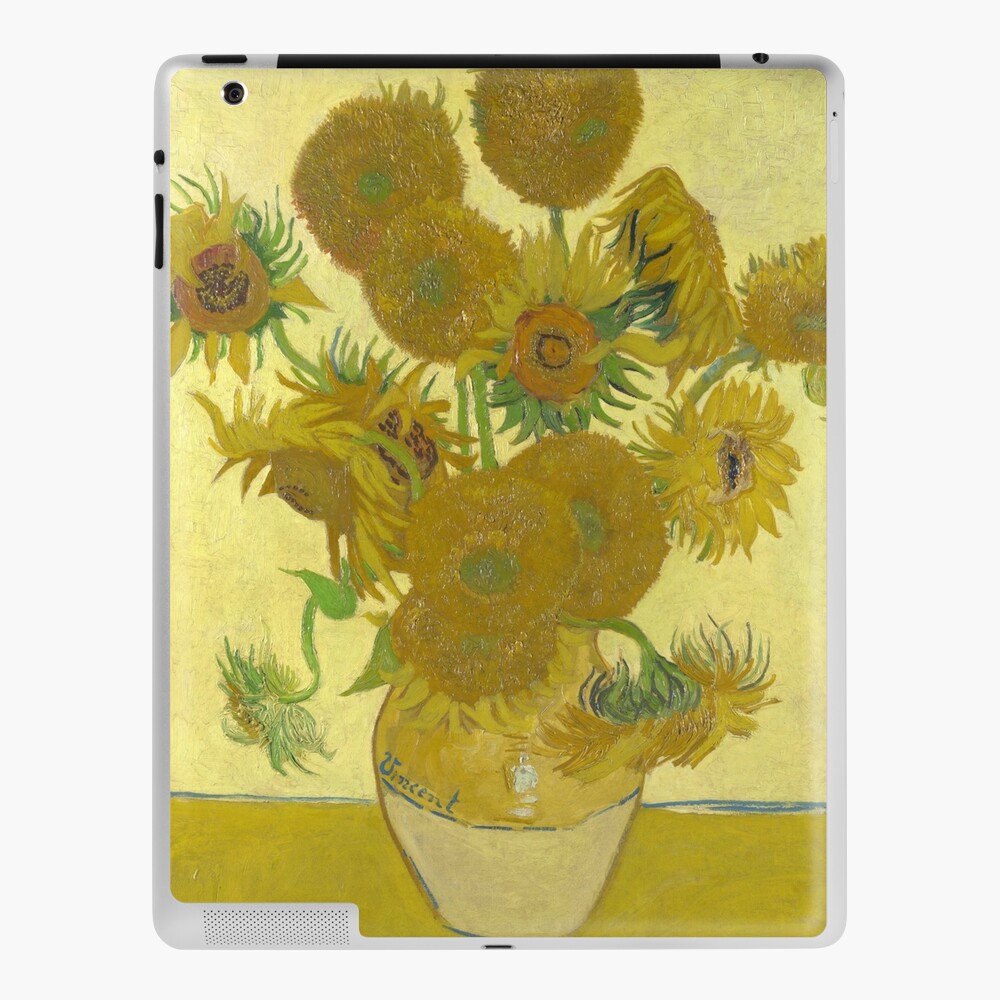 still life vase with fifteen sunflowers 1888