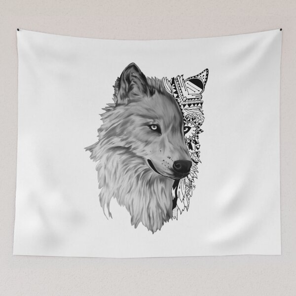 Item preview, Wolf Tribal designed and sold by KayyArkham.