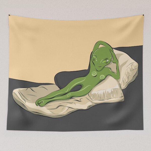 Item preview, The Alien Nude Maja designed and sold by Tam-Ara.