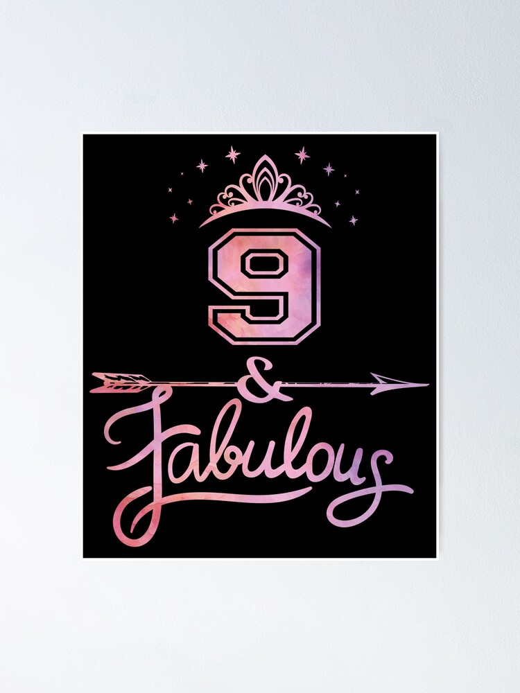 birthday girl 9 years old