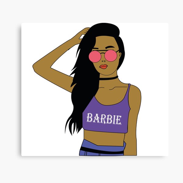 Barbie Girl Canvas Prints Redbubble