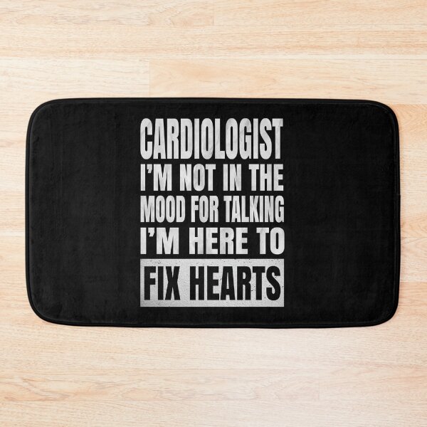 Item preview, Cardiologist I'm Not In The Mood For Talking - Funny Doctors print designed and sold by Grabitees.