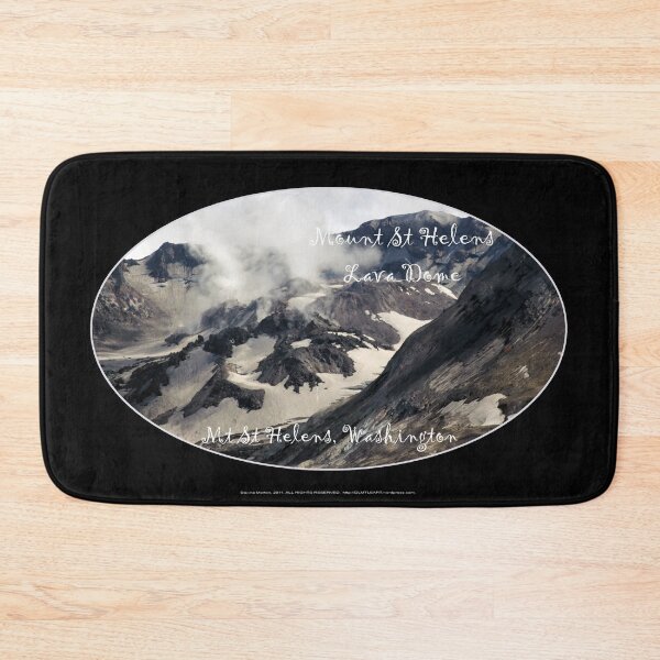 Item preview, Mount St Helens lava dome closeup oval designed and sold by Dawna Morton.
