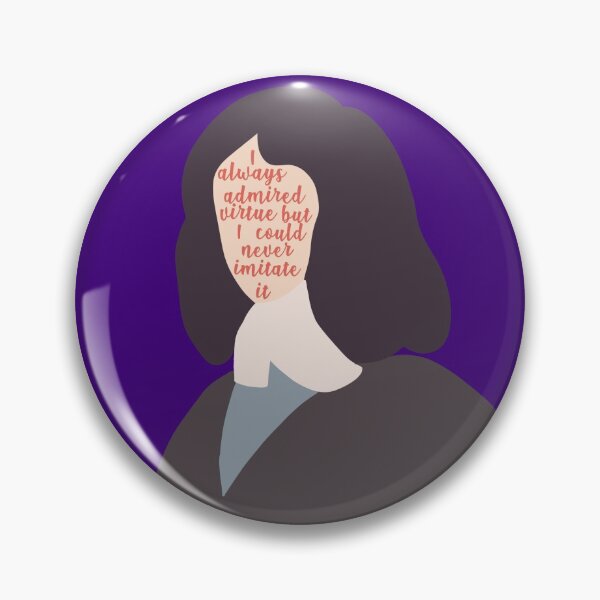 Item preview, I always admired virtue but I could never imitate it - Charles II Quote designed and sold by LifeandTea.