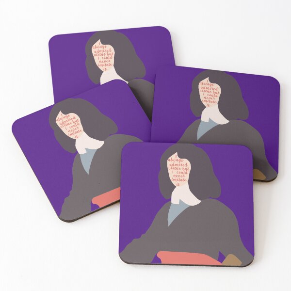 Item preview, I always admired virtue but I could never imitate it - Charles II Quote designed and sold by LifeandTea.