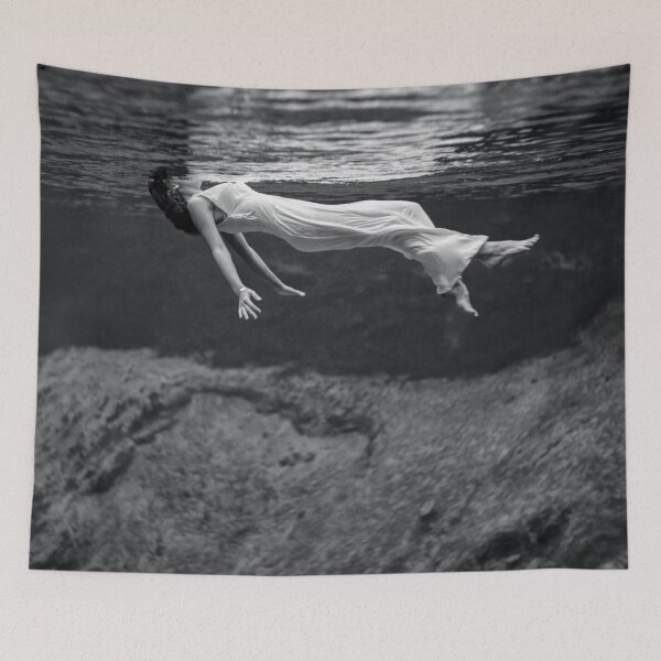 Item preview, Vintage Photograph Woman Floating  designed and sold by GBREAL01.