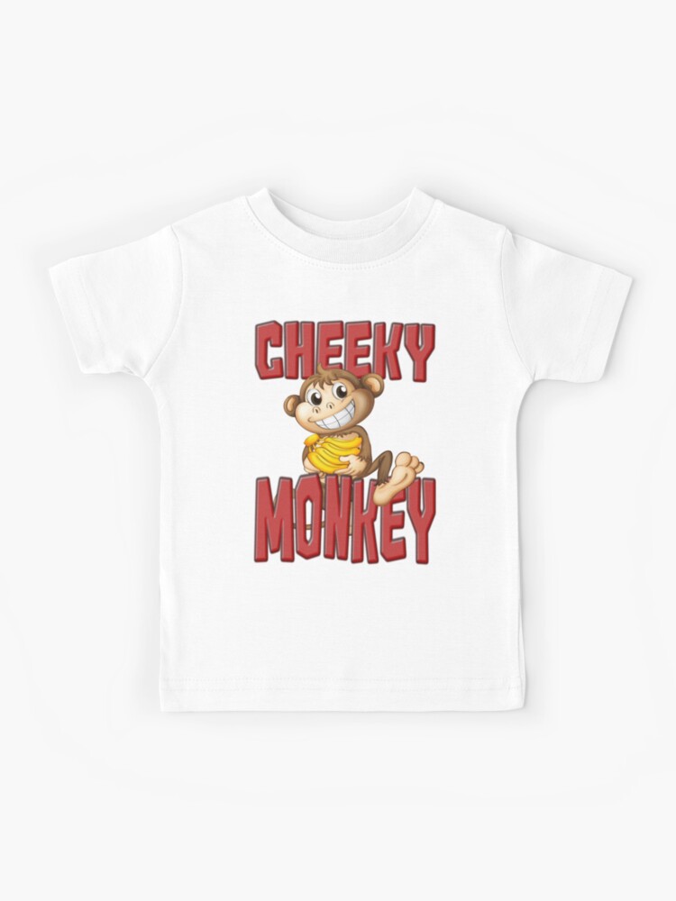 CHEEKY MONKEY Kids T-Shirt