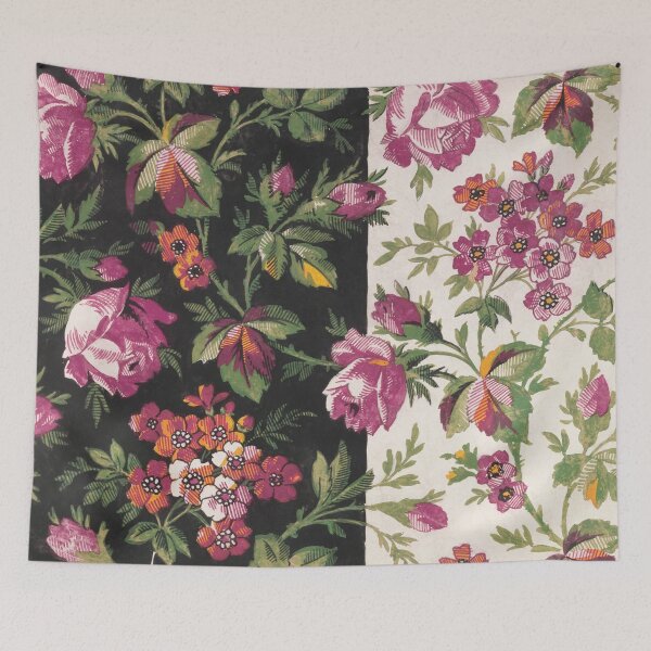 Item preview, Antique French Textile Painting Recolored designed and sold by Hybridized.