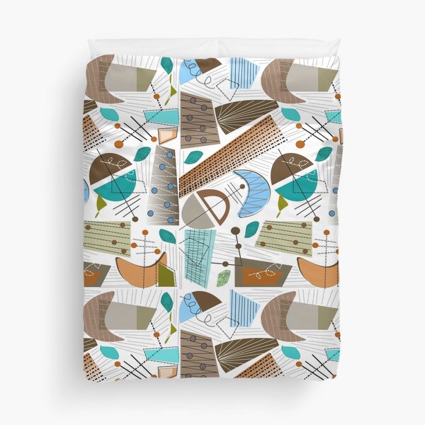 Item preview, Mid-Century Modern Abstract Earth Tones designed and sold by gailg1957.