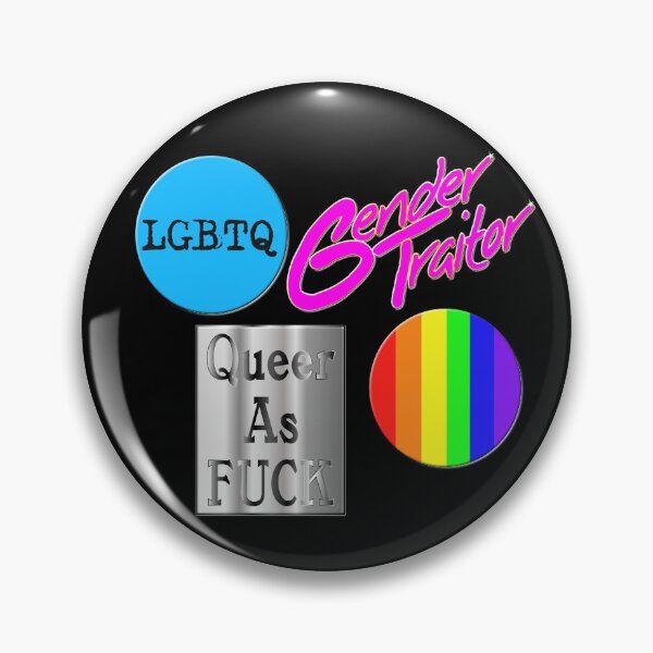 Item preview, LGBTQ Faux Pin Set designed and sold by KDNK.