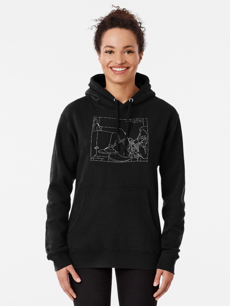 I Am Not Okay With This Sydney Line Aesthetic Illustration Pullover Hoodie By Na Ddd Redbubble