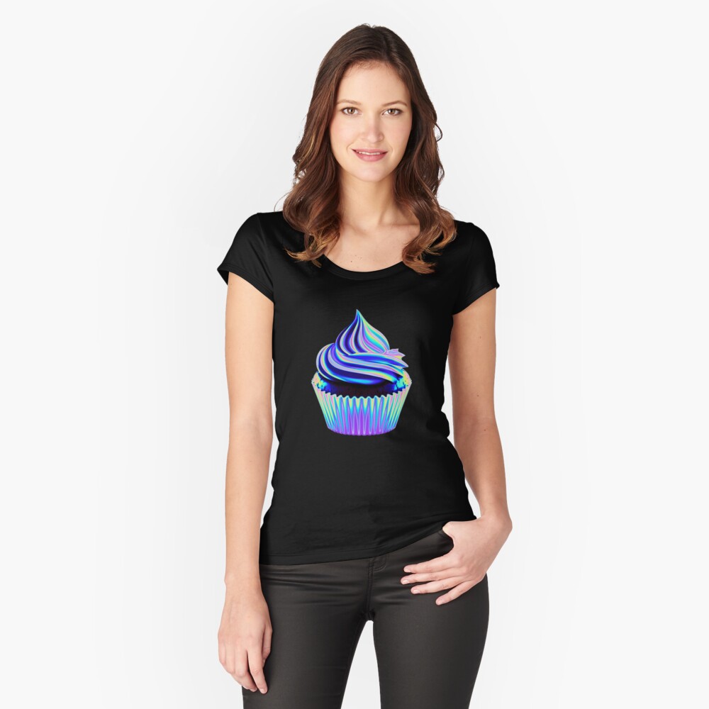 Item preview, Fitted Scoop T-Shirt designed and sold by dinaaaaaah.