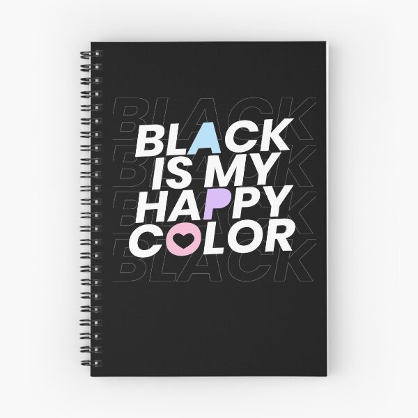 Item preview, Black Is My Happy Color Goth Black Gothic Emo designed and sold by MooonTees.