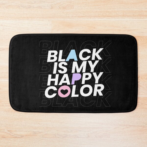 Item preview, Black Is My Happy Color Goth Black Gothic Emo designed and sold by MooonTees.