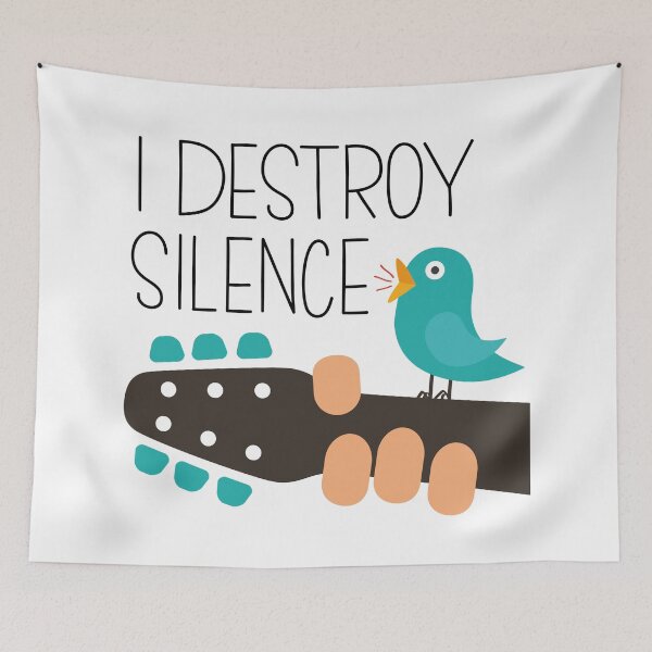 Item preview, I DESTROY SILENCE designed and sold by EdsTshirts.