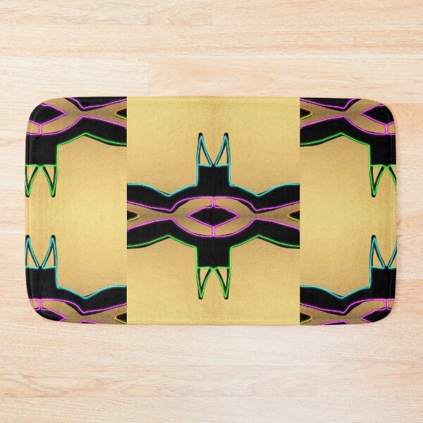 Item preview, Neon, Black and Gold Anishinaabe Abstract designed and sold by KarenDeLeary.
