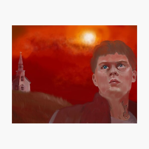 Artikel-Vorschau von Roter unterer Himmel (Yung Lean Fanart), designt und verkauft von aquivere.