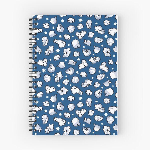 Item preview, Popcorn on blue designed and sold by colorofmagic.