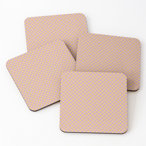 Item preview, Orchid Gold | Plaid Pattern - Matt Light Pink and Beige designed and sold by Dator-Abstracts.