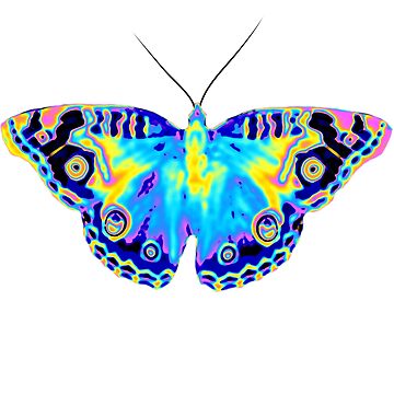 Artwork thumbnail, Vibrant Butterfly by dinaaaaaah