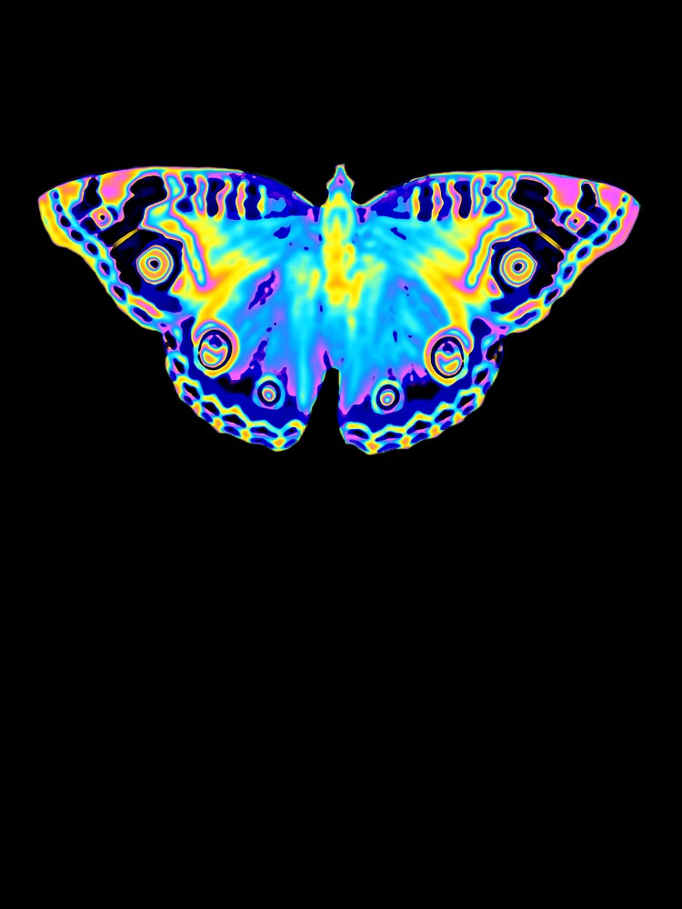 Thumbnail 7 of 7, Oversized T-Shirt, Vibrant Butterfly designed and sold by dinaaaaaah.