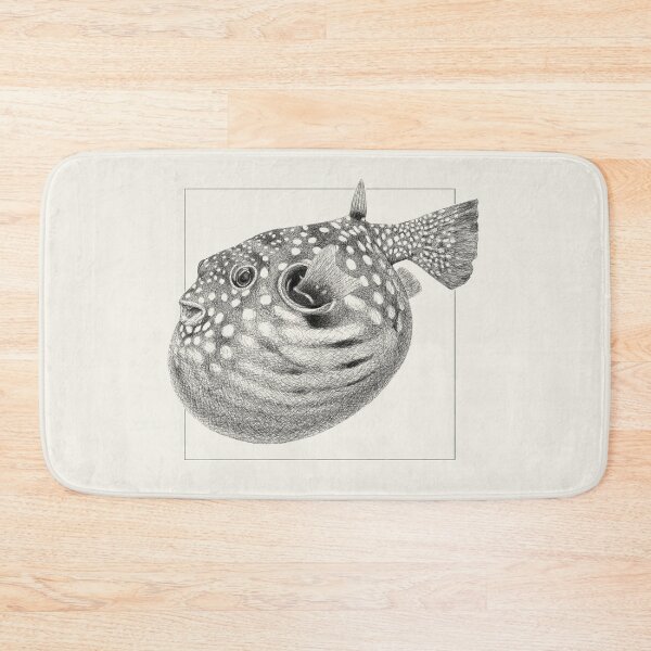Item preview, Puffer Fish Sketch designed and sold by ForestGiraffe.