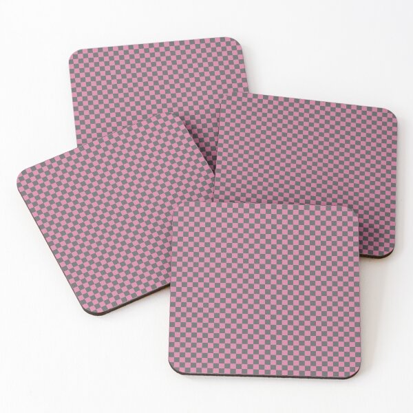 Item preview, Nebulosity | Plaid Pattern - Matt Pink and Grey designed and sold by Dator-Abstracts.