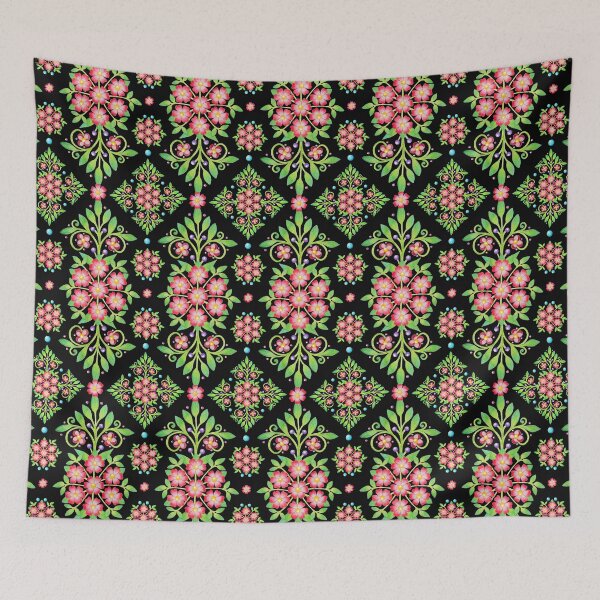 Item preview, Parterre Chintz designed and sold by PatriciaSheaDesigns.