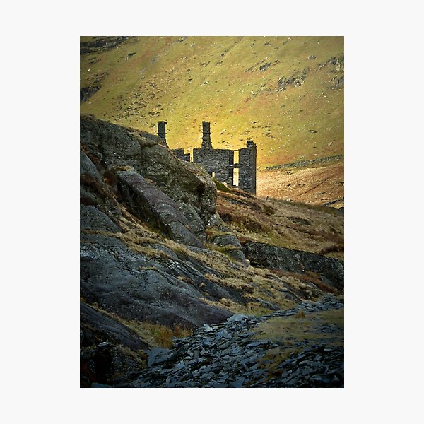 Cwmorthin - The Barracks Photographic Print