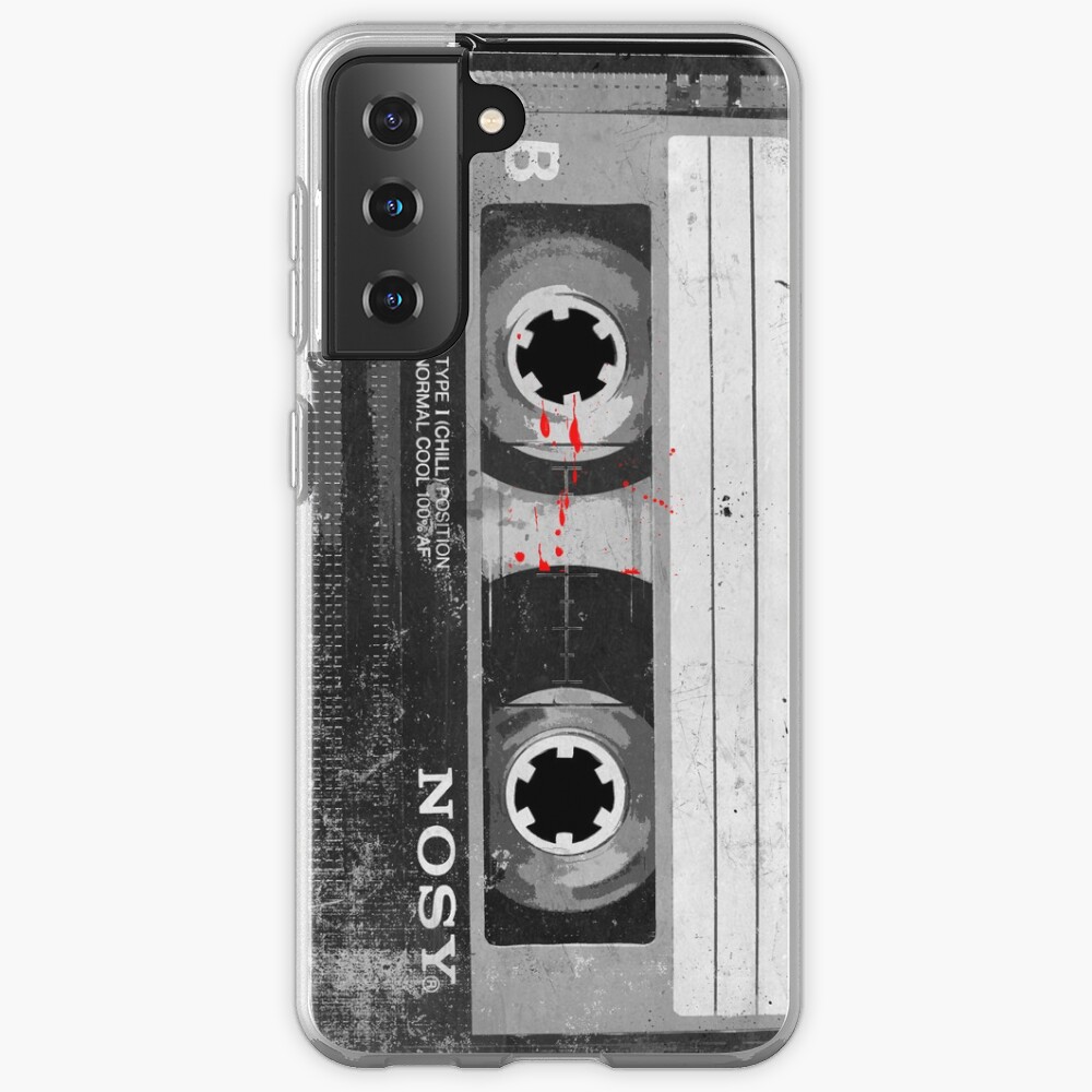 Grunge Cassette Tape (Vertical) Case & Skin for Samsung Galaxy