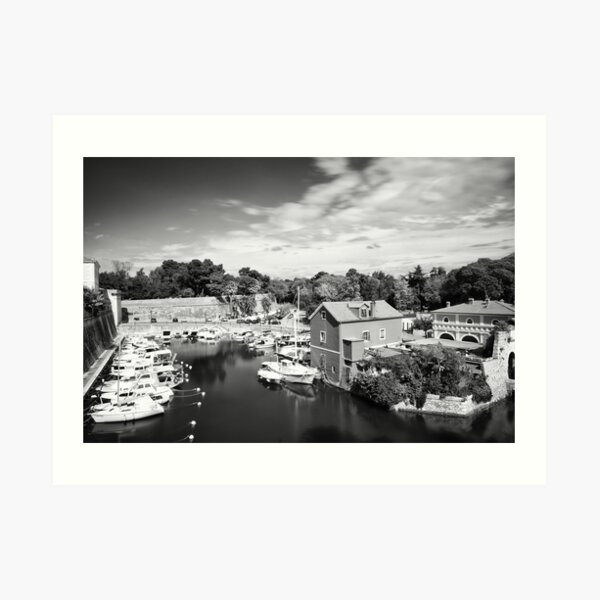 Zadar b&w III Art Print