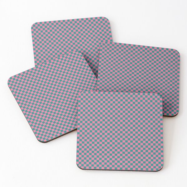 Item preview, Naive | Plaid Pattern - Light Pink and Green designed and sold by Dator-Abstracts.