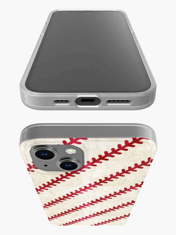Alternate view of Vintage Baseball - baseball stitch iPhone Case