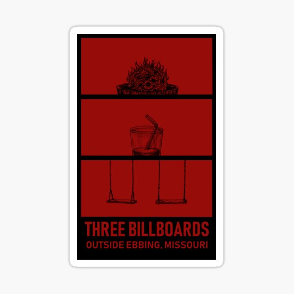 Item preview, Three Billboards designed and sold by TiaJaysArt.