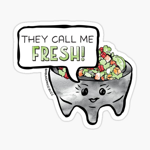 Item preview, Humor Novelty Graphic "They Call Me Fresh" Pico de Gallo designed and sold by abundance. buzz by Heidi Boyd.