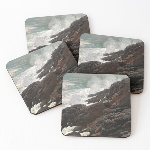 Item preview, Rocky Shore Painting Circa 1894 designed and sold by Hybridized.