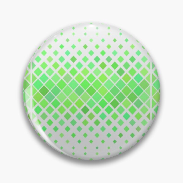 Item preview, Green diagonal squares white pattern designed and sold by tetibright.