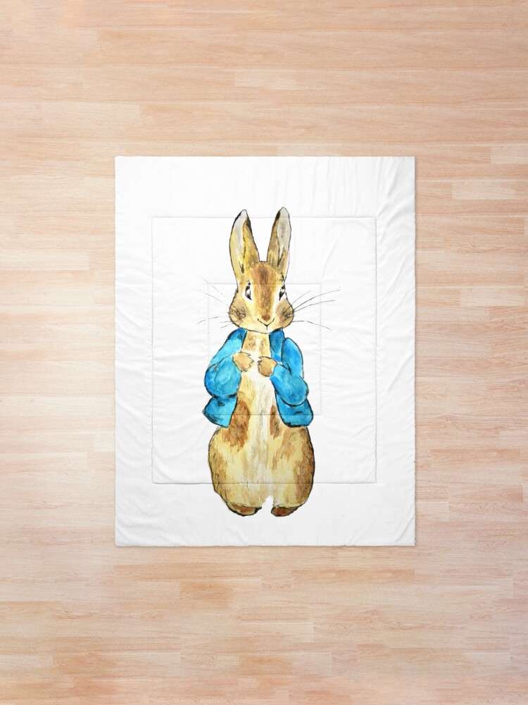 peter rabbit comforter blue