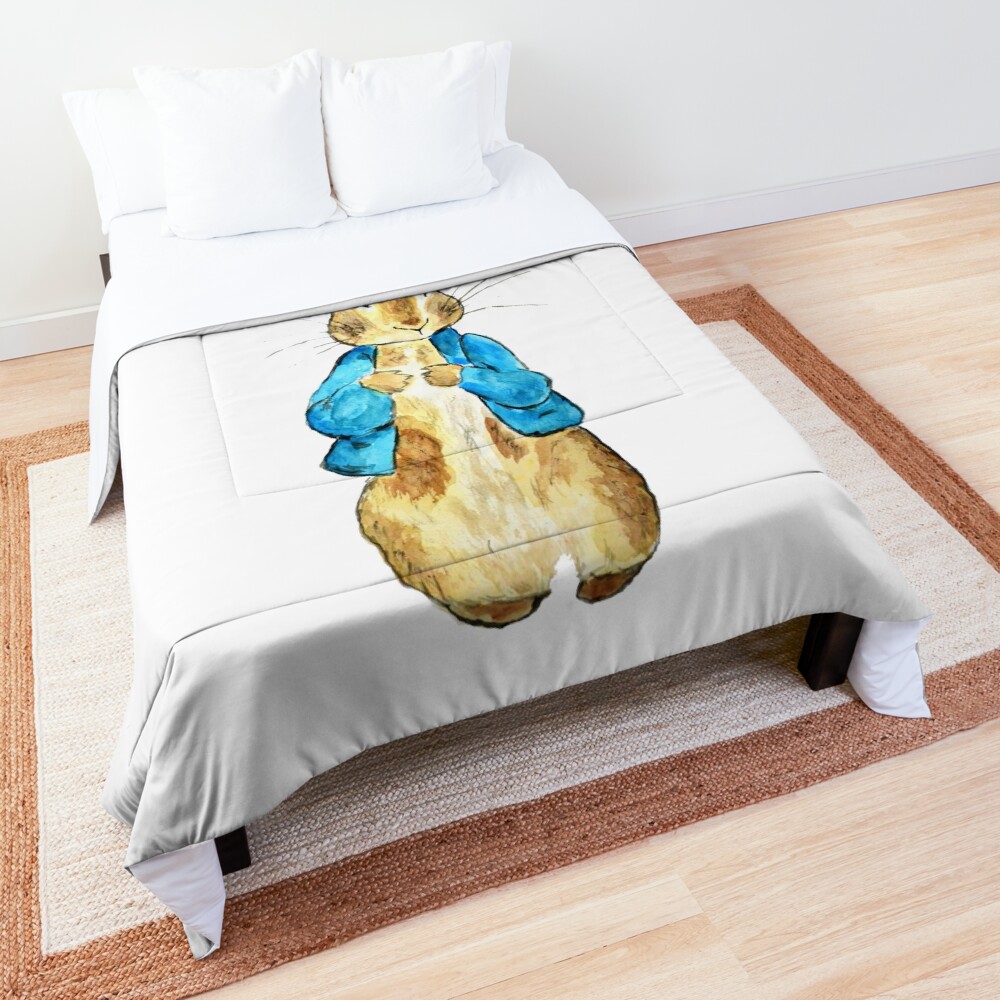 peter rabbit comforter blue