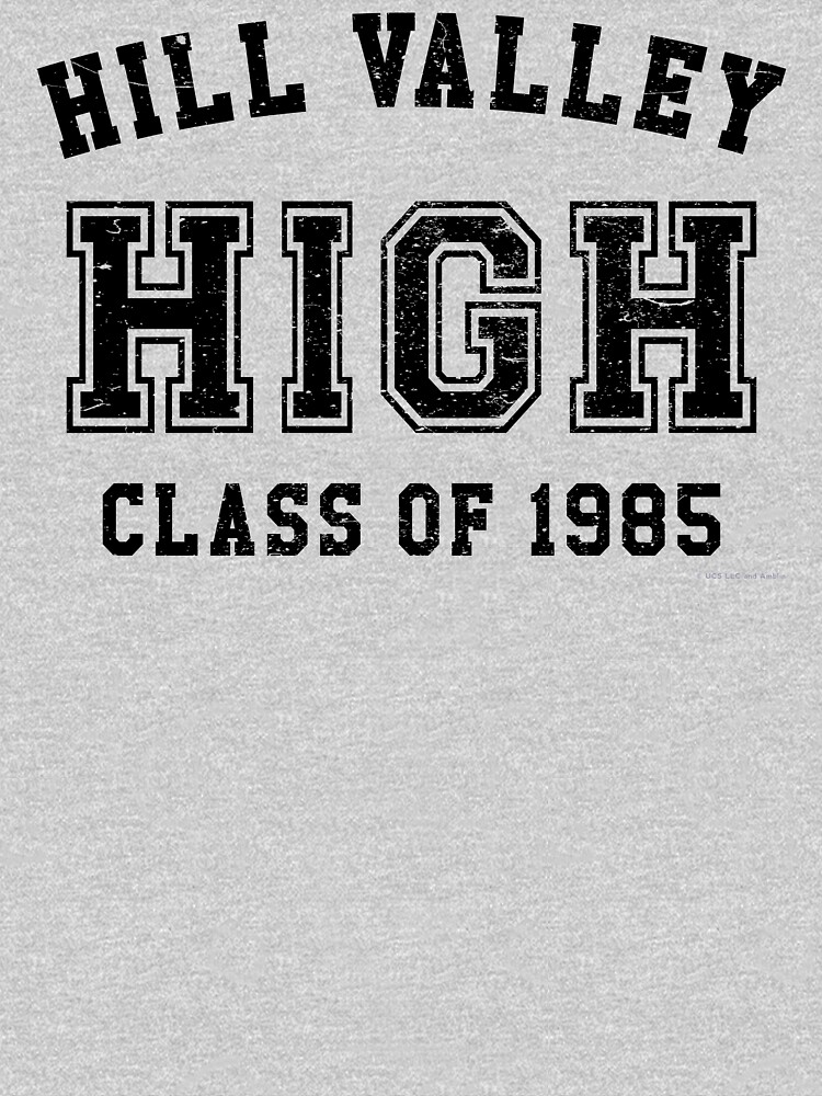 hill valley high school t shirt