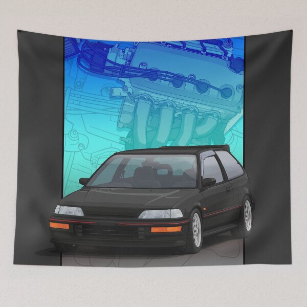 Item preview,  Civic EF hatch with a D16 backdrop ver2 designed and sold by ArtyMotive.